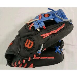 Wilson Youth Multicolor A450 Baseball Glove, 11.5 Right Hand Throw Glove